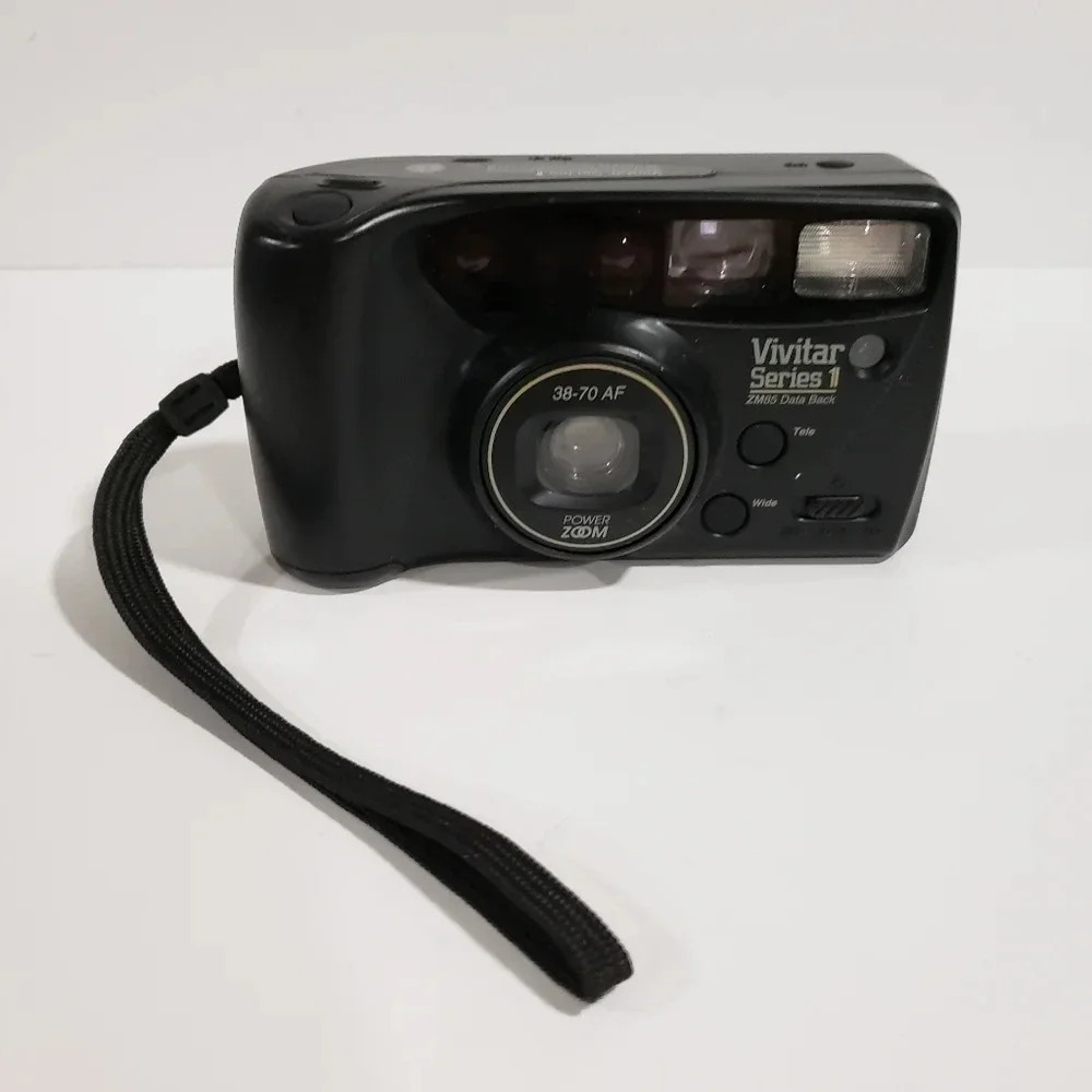 VTG Vivitar VP Series 1 ZM 85 Power  Zoom Camera,Black.